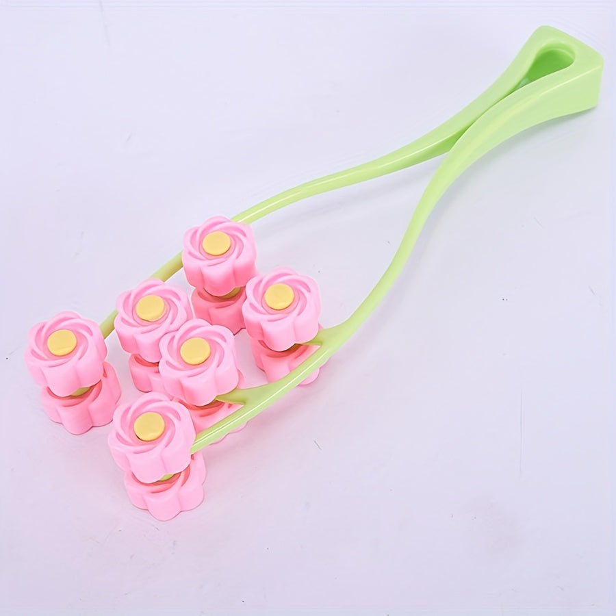 Face Massager, Facial Massage, Flower Type Massage Roller for V Face Pull Tight Firming, Beauty Tool(Use with Caution on Sensitive Skin)