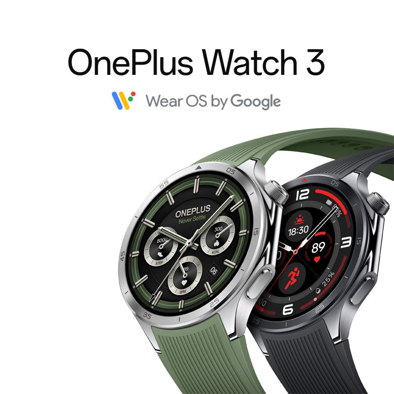 OnePlus Smart Watch 3, 22 mm Strap, 1.5 Inch LTPO Display, Quick Charge, 120 Hours Autonomy, Titanium