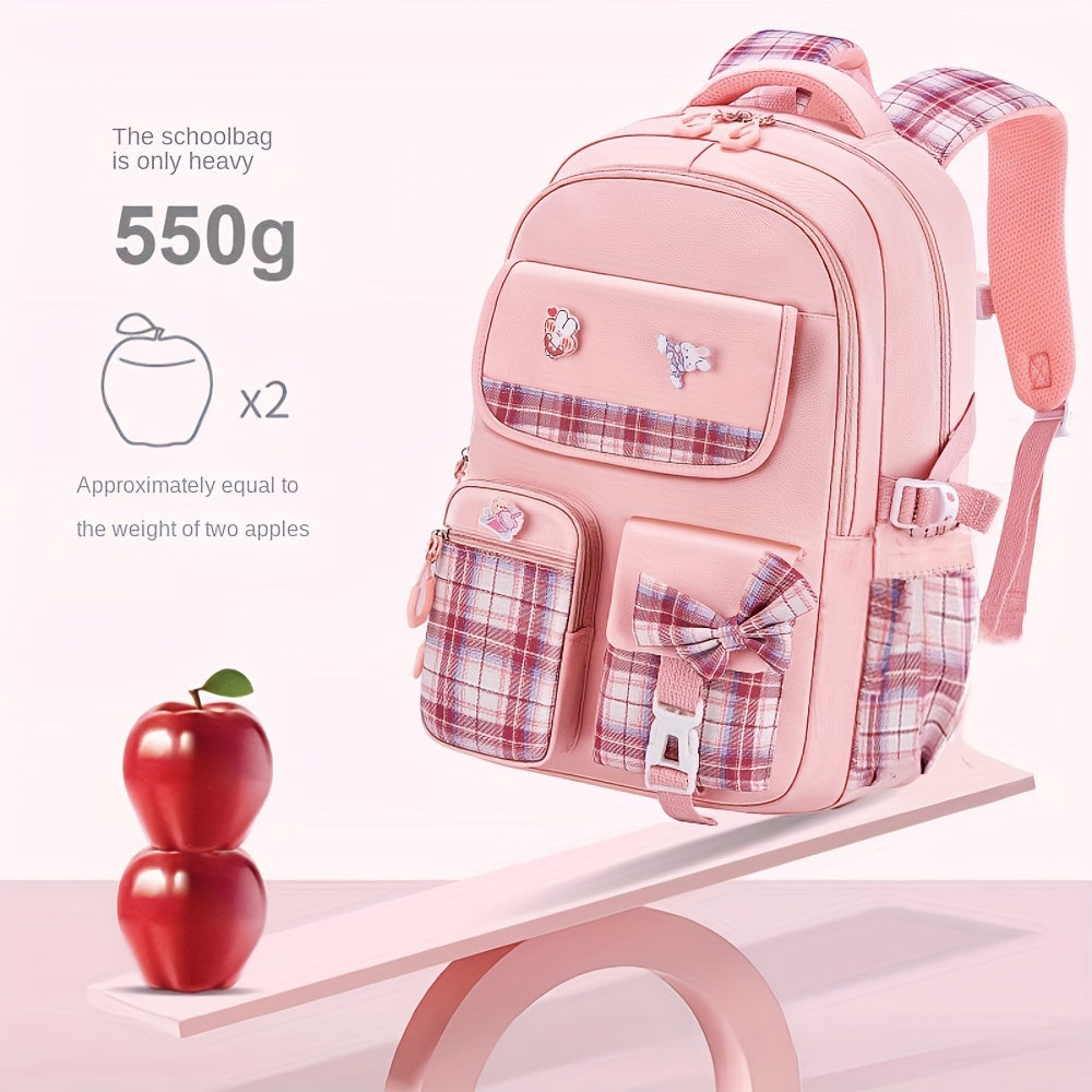 Bow Tie Lady Pink INS Backpacks for Girls Backpack School Bookbag for Teenage Cute Book Bag, Buy Backpack