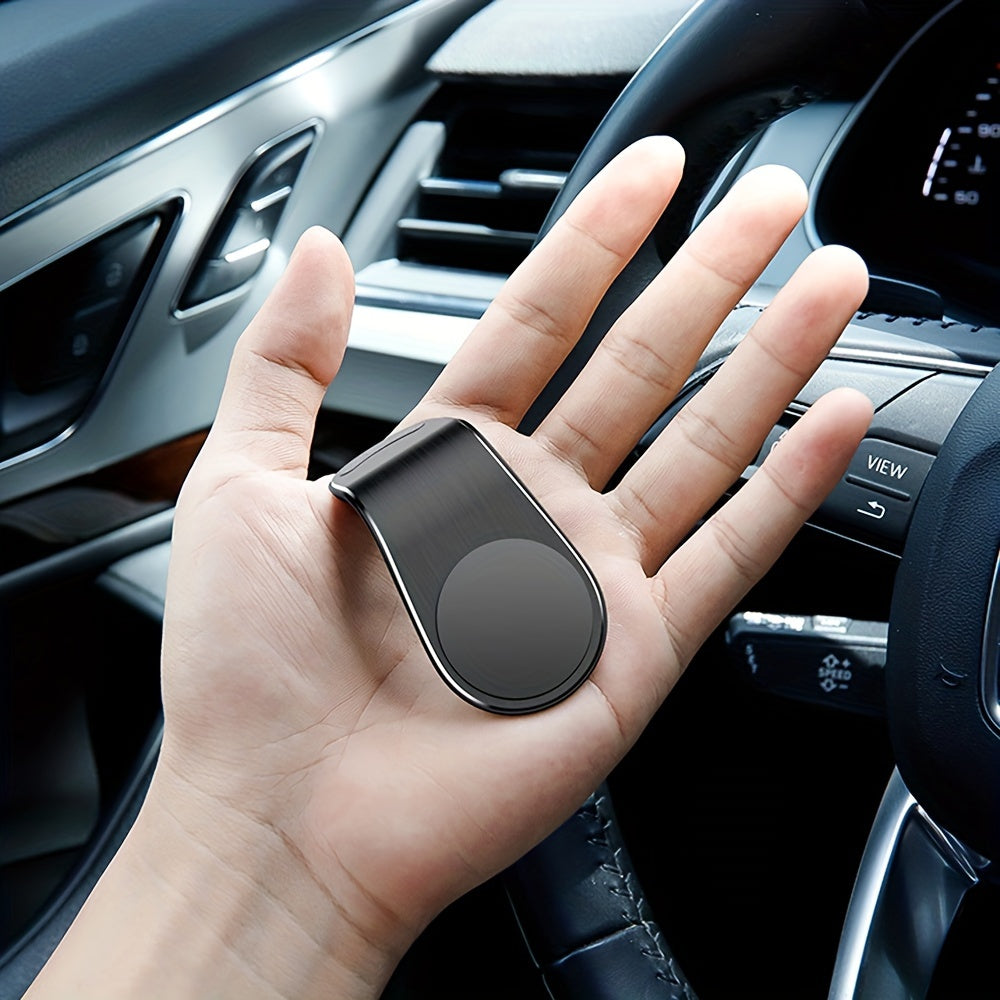 Car Magnetic Phone Holder in L Shape Stand Magnet Cellphone Bracket Car Magnetic Holde