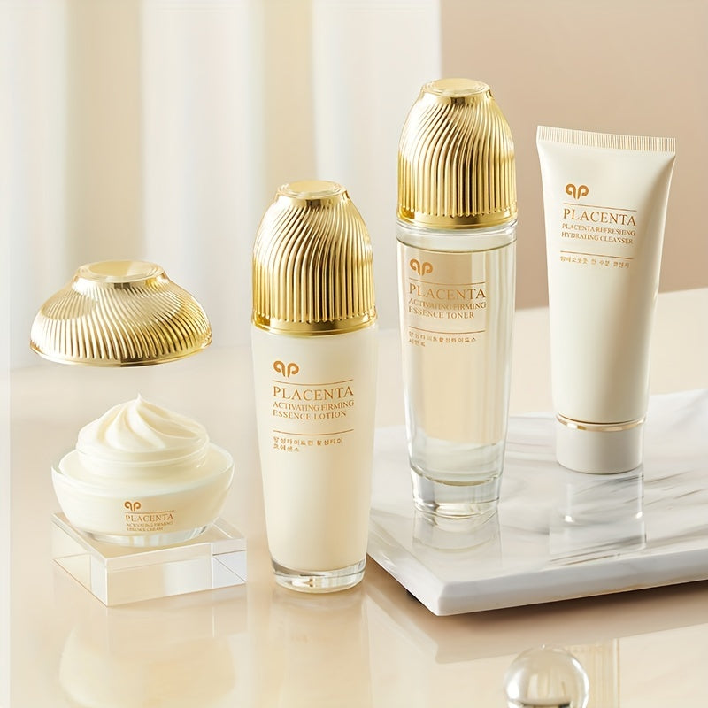 Sheep Placenta Active Plastic Firming Facial Skin Care Gift Box Moisturizing And Hydrating Skin Care Set, Prevent Dryness And Cracking