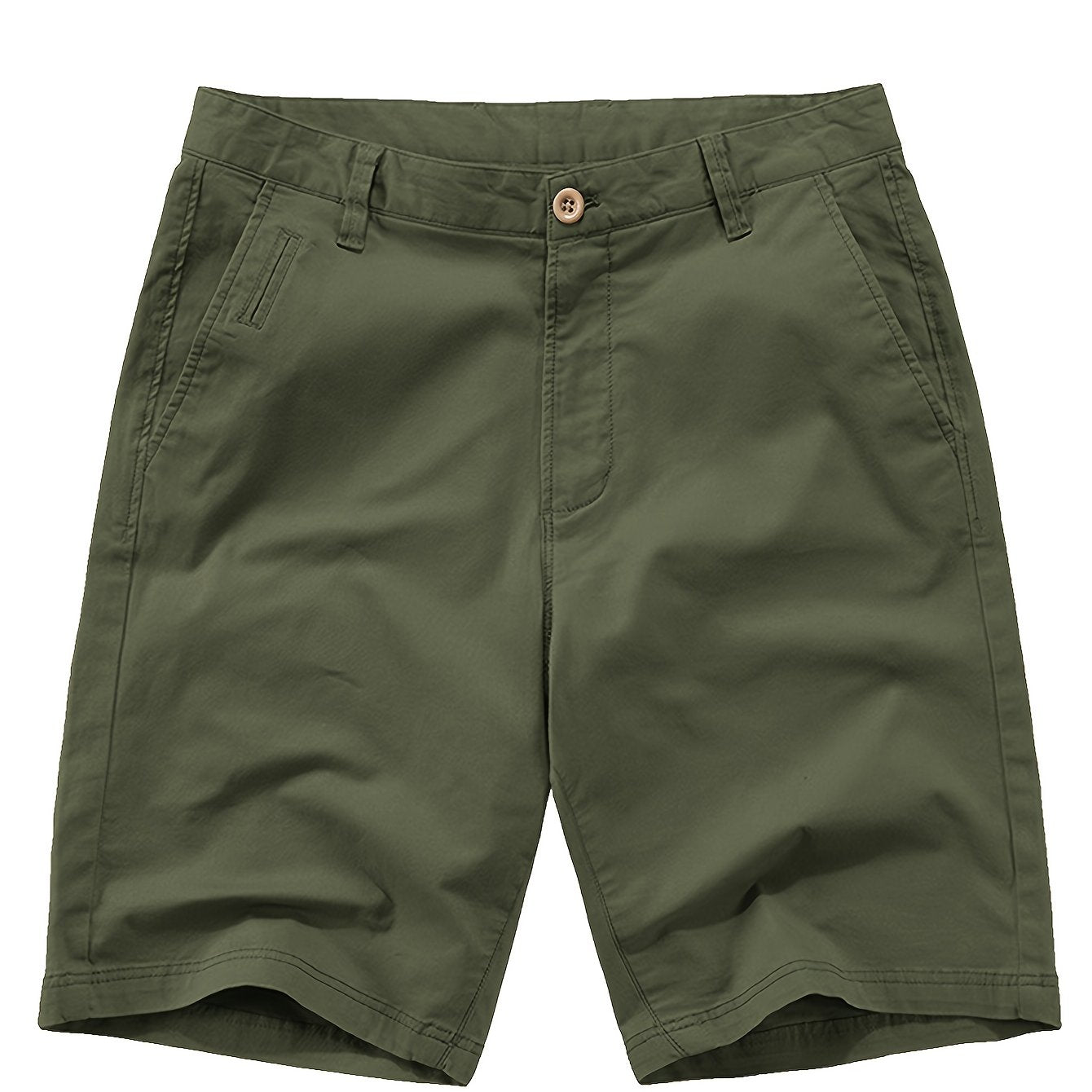 Men'S Heavy-Duty Work Shorts - Non-Stretch Fabric with Multiple Utility Pockets, Adjustable Button Closure - Black Cargo Shorts for Construction, Hiking, Everyday Casual Wear - Non-Stretchy Office & Outdoor Pants, Hiking Appa
