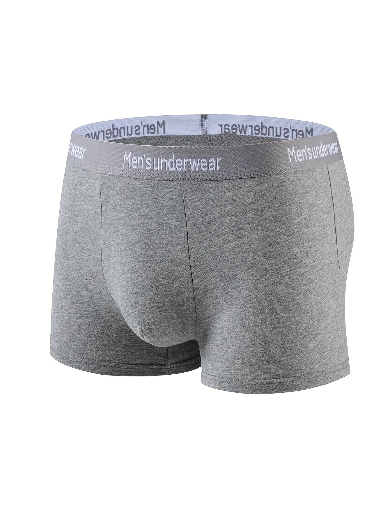 10pcs Men's Cotton Underwear, Casual Boxer Briefs, Breathable Comfort Stretch Sports Short Pants, Underwear for Men Boxers, Boxer Shorts for Men Personalised Gifts, Leisure Underwear, Casual Wear, Snug Fit, Stretchable Fabric