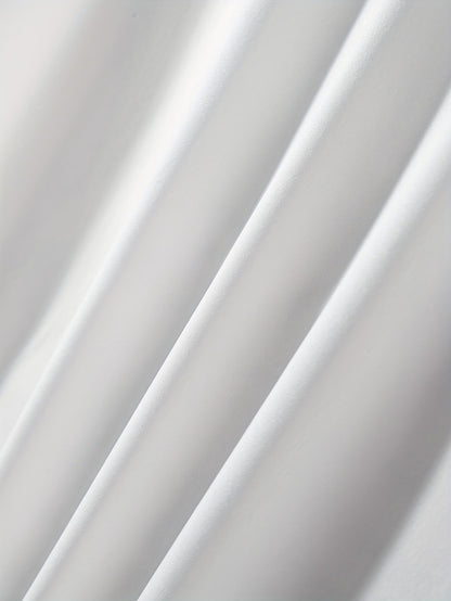 Conjunto de 4 t-shirts casuais para homem de cor sólida, estilo simples, manga curta e gola redonda, ideais para usar em casa, como pijama ou para atividades ao ar livre no verão.