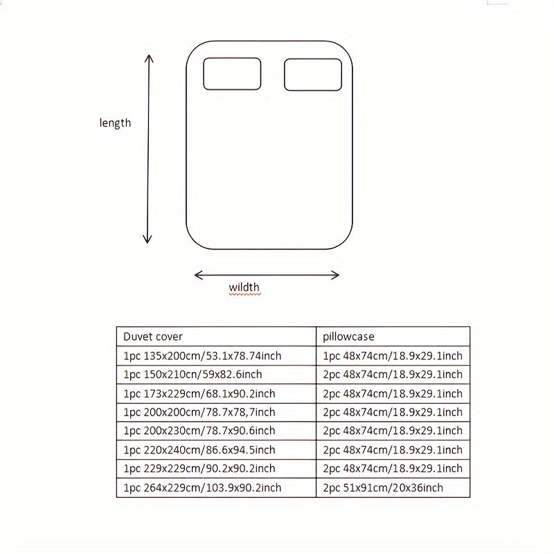 100% Light Beige-Friendly Comfort 13372 Density Quilt Cover Set Blue Feather, All-Season, Zipper Closure, Machine Washable, Twill Weave, Printing, Not Included, for Bedroom, Guest Room, Bedroom Comfort|Modern Bedroom Decor|Zi