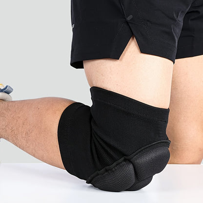 2pcs Heavy-Duty Knee Braces with Thick Cushioning - Adjustable Compression Fit (Black/Teal) for Men & Women,, Joint, Post-Surgery, & - Knee Stabilizers