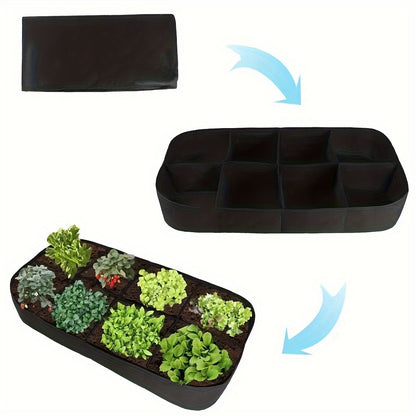 1 Pack, Garden Bed 121.92 X 60.96 X 30.48cm Fabric Planter Yard Garden Box Outdoor Rectangle Large Planter Bag For Plant, Potato, Tomato, Flower, Vegetable, Herbs, Fruits
