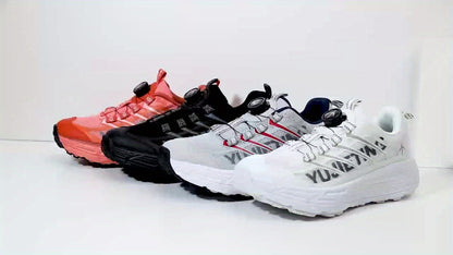 CANEMON Men's Lightweight Cushioned Running Shoes with MD Sole, Grey//Yellow Low-Top Sneakers - All-Season Comfort, Shock-Absorbing Tread Traction for Gym, Jogging, Gymnastics & Casual Wear - Breathable Sneakers, Running Shoe