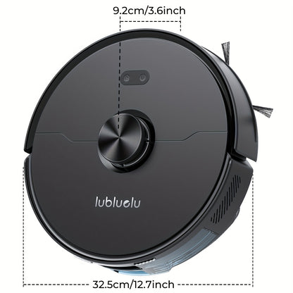 Lubluelu L15 MAX Robot Vacuum and Mop, 3-in-1 Sweeping & Vacuuming & Mopping, 3.0L Dust Bag, 70-Day Self-Emptying, 360° PSD Obstacle Avoidance, Diversified Cleaning, Mapping, Pet Hair Cleaning, Home Cleaning | Modern Robot D
