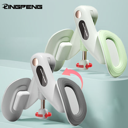 1pc Adjustable Leg Trainer & Butt Shaper - Ergonomic Arm Support Muscle Toner for Thighs & Glutes, Non-Electric Home Gym Equipment with Sturdy Base, Red/White/Green, Fitness Accessory, Sleek Design, Secure Strap Feature, Stre