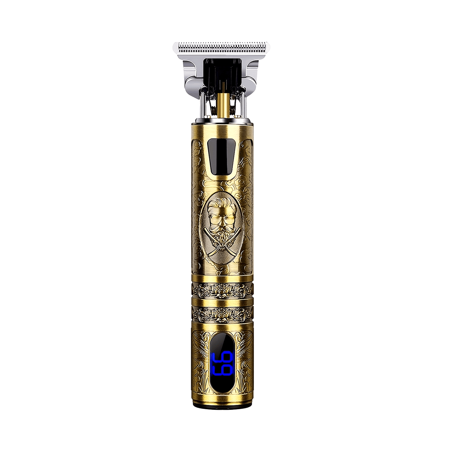 LED Display Men'S Electric Shaver, Professional Men'S Hair Clipper, Hair Trimmer, USB-C Rechargeable, Wireless Long Hair Trimmer, Hair/Beard Trimming Kit with 4 Attachments Combs