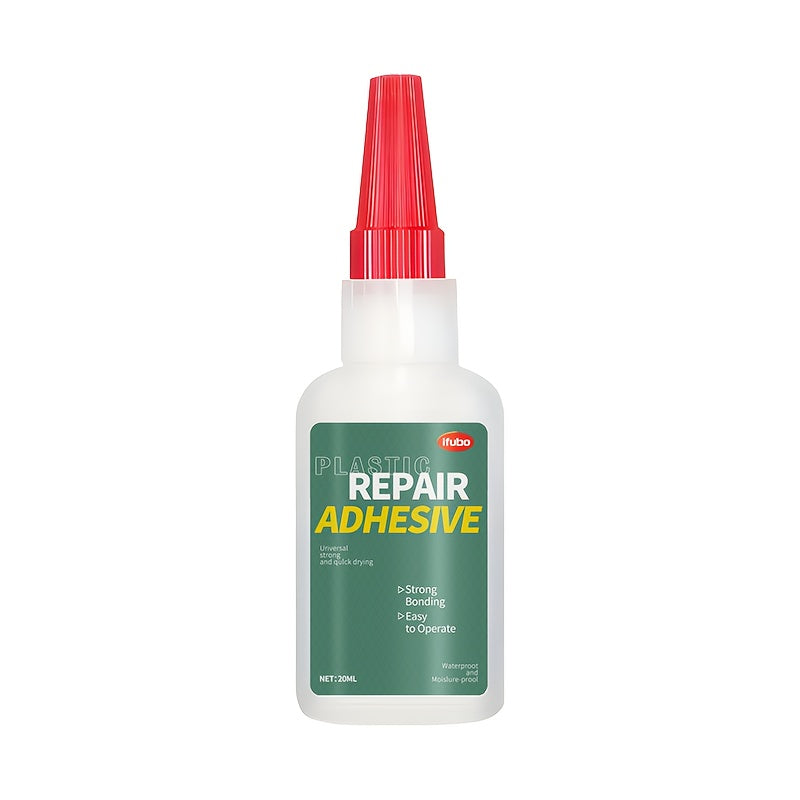Heavy-Duty Automotive Bumper Plastic Glue - Structural Repair Adhesive for Cracks, Chips, Impact Damage - No-Weld Bonding for Bumpers, Mirror Base, Exterior Plastic Repairs - Automotive Body Repair Technician Approved, Quickf
