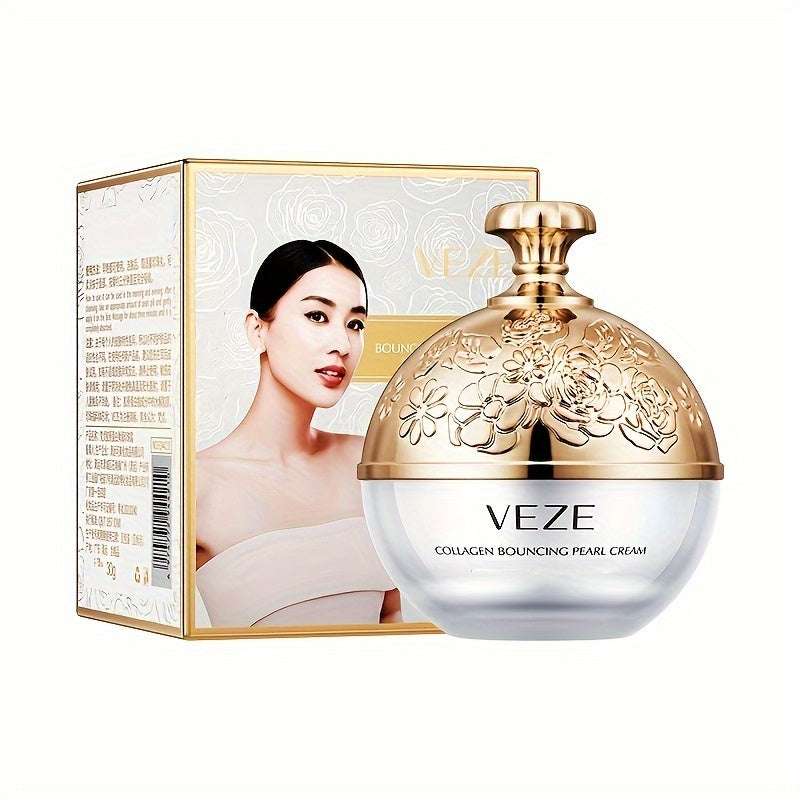 Collagen Pearl Cream For Men And Women Any Skin Type Suitable Moisturizing Hydrating Locking Water Fully Delicate And Beautiful Skin Care