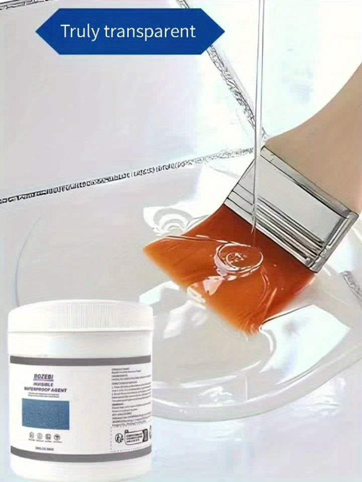 Adesivo invisível à prova de água, 1 unidade * 100g/300g, selante transparente à prova de água, selante de aderência super forte, agente invisível à prova de água e de fugas.