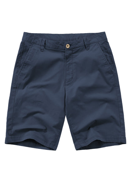 Men'S Heavy-Duty Work Shorts - Non-Stretch Fabric with Multiple Utility Pockets, Adjustable Button Closure - Black Cargo Shorts for Construction, Hiking, Everyday Casual Wear - Non-Stretchy Office & Outdoor Pants, Hiking Appa