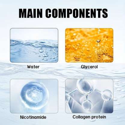 Máscara facial branca de colagénio com efeito lifting instantâneo (5 unidades), hidratante e nutritiva, mantém a pele bege clara hidratada e viçosa, refirmando-a, deixando-a mais firme e macia, com um aspeto mais bonito e radiante.