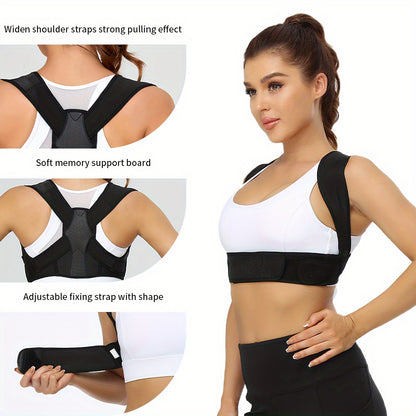 Posture Brace for Women And Men, Adjustable Upper Back Brace for Clavicle Support And Relax for Neck, Shoulder, And Upper Back