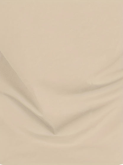 Men'S Slim Fit Long Sleeve Shirt - 55% Cotton, 40% Polyester, 5% Spandex, Solid Color, All-Season, Woven Fabric, Button-Up, Lapel Collar, Casual Weekend Wear, 125g/m²