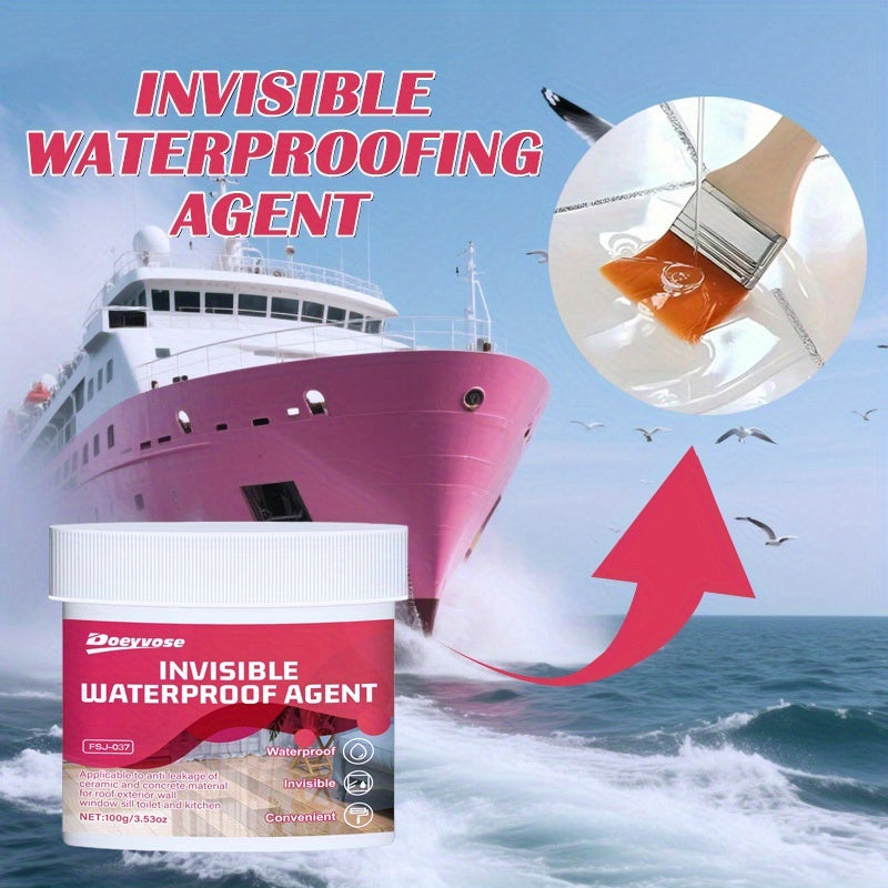 Doeyvose Transparent Marine Multi-Specification Multifunctional Waterproof Agent Is Suitable for Both The Interior And Exterior of Boats, Kitchens, Bathrooms, Sinks, Pipes, Countertops, And Walls. It Can Also Be Used on Tiles