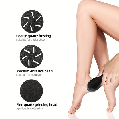 Electric Feet Callus Remover, Rechargeable, Portable Electronic Foot File Pedicure Tools, Electric Callus Remover Kit, Professional Pedi Feet Care For Dead, Hard Cracked Dry Skin Ideal Gift Electric Foot Repair Machine Suppor