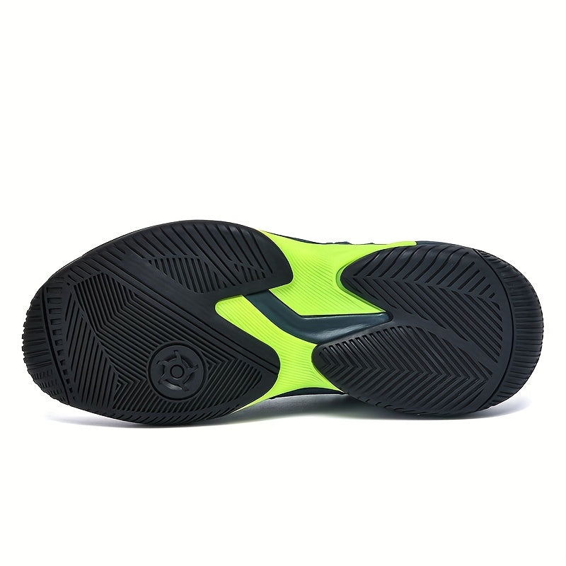 LEFUS Men's Light Cushioned -Skid Slip- Court Shoes - All-Season White & /Orange Tennis, Badminton, Pickleball Shoes with Arch, PU Upper & /Rubber Sole, Non-Slip Traction for Training, Sports, Casual Wear - Ideal for Indoor/