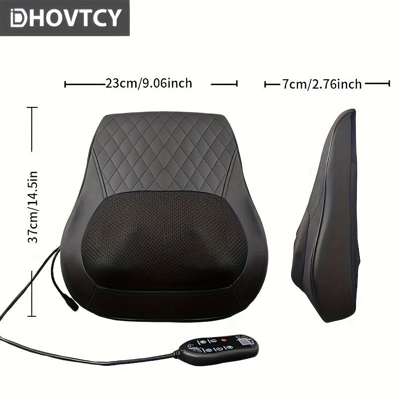 DHovtcy Full Body Massager with Heat – 3 Massage Modes, 2 Levels, 3D Kneading for Deep Tissue & Muscle Relaxation, Portable Design for Home Use, White & Black Options, Muscle Massager, Modern Aesthetic, Durable Construction