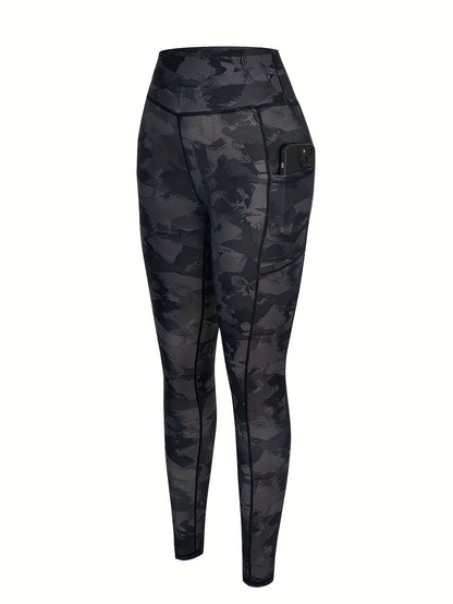 3-Pack Women'S High-Waisted Yoga Pants with Side Pockets - Non-Slip Grip, Stretchy Workout Leggings for Gym, Running, Everyday - All-Season Fitness Pants in Black/Gray/ - Ideal for Yoga, Pilates, Casual Attire, Yoga Leggings,