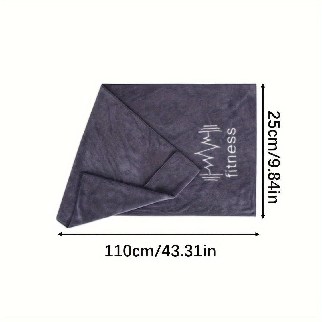 Lightweight, Quick-Drying Sports Towel - Soft Sweat Absorption for Men & Women - Perfect for Outdoor Gym, Training & Running!