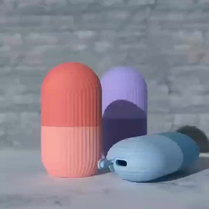 Silicone Ice Face Roller - Massage Skin - Beauty Facial Massage Roller For Eyes, Neck, And Face - Skin Care Tool