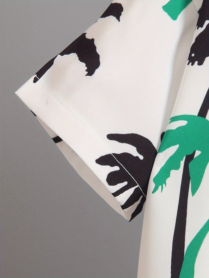 Boys' Summer Fashion Street Shirt Three-piece Set Only Selling Hats, Shirts and Shorts, Perfect for Outdoor