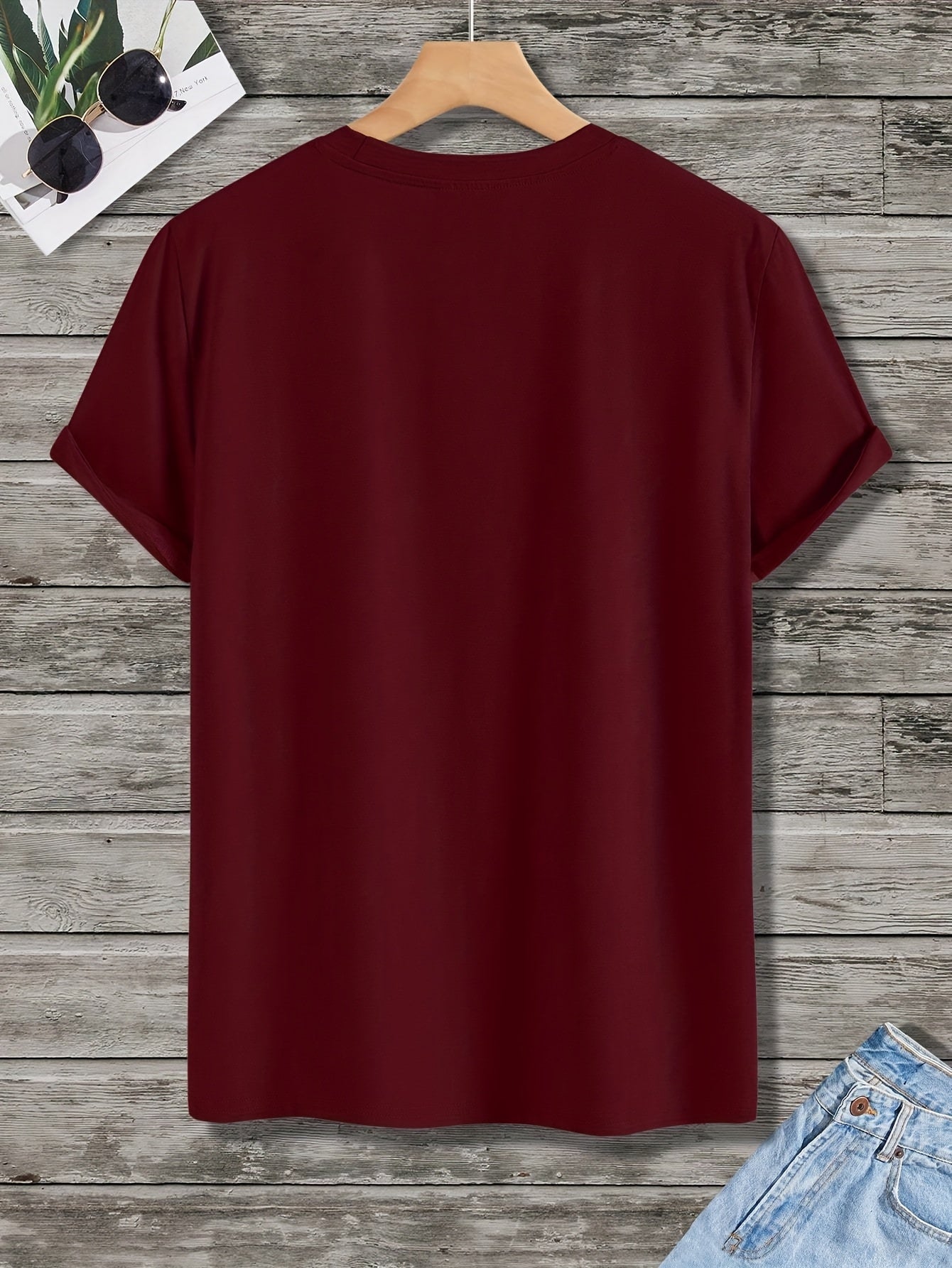 Men'S 100% Cotton Graphic T-Shirt - "Wednesday" Beer Mug Design, Casual Crew Neck, Short Sleeve, Regular Fit, 210g/㎡, Perfect for Barbecues & Parties, Party Tshirt | Playful Design | Durable Fabri