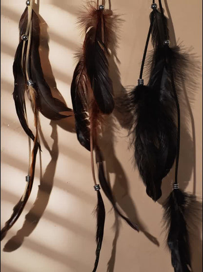 1pc Faux Feather With A Snap Clip Boho Style Feather Tassel Hair Extension Hair Clip For Women Daily Use