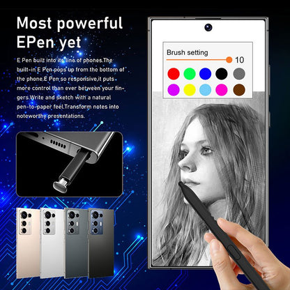 The S25 Ultra 2025 Is The Latest Unlocked Smartphone. It Comes with a Touch Pen, a 6.8-Inch High-Definition Screen, Android 14 Operating System, 12+512GB Storage Capacity, Dual SIM Dual Standby/Gps System, Dual Camera Configu