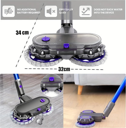 New mop attachment for Dyson V7 V8 V10 V11 V15 vacuum cleaner electric mop head