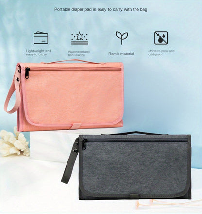 Portable Diaper Changing Pad: Waterproof Travel Station Kit With Pockets - Perfect Baby Shower Gift! Christmas, Halloween, Thanksgiving Day Gift