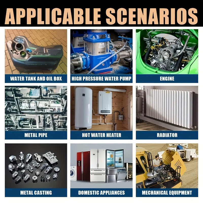 KAVLEE 100g Magic Repair Glue - AB Metal Strength, Heat Resistant, Cold Weld Adhesive for Durable Iron Bonding, Quick & Easy Application, All-Purpose Repair Gel, Allpurpose Adhesive|Userfriendly Packaging|Cold Weld Technology