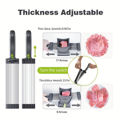 Manual Meat Grinder Set, ABS Kitchen Meat Cutter, Suitable for Beef, Salmon, Lamb, Vegetables, No Charging Required, Battery-Free, Suitable for Cooking, Grilling, Hot Dishes