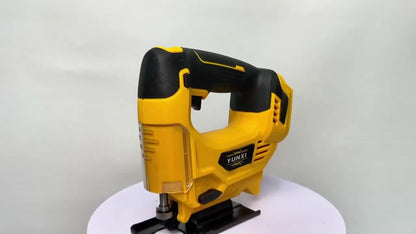 Charging Wireless Curve Saw, Electric Curve Saw, with 2 Batteries And Charger, Maximum Cutting Depth for Wood And Metal, Variable Speed, 45 Degree Oblique Cut, 3000 Revolutions Per Minute, Used for Cutting Wood, Metal And Pla