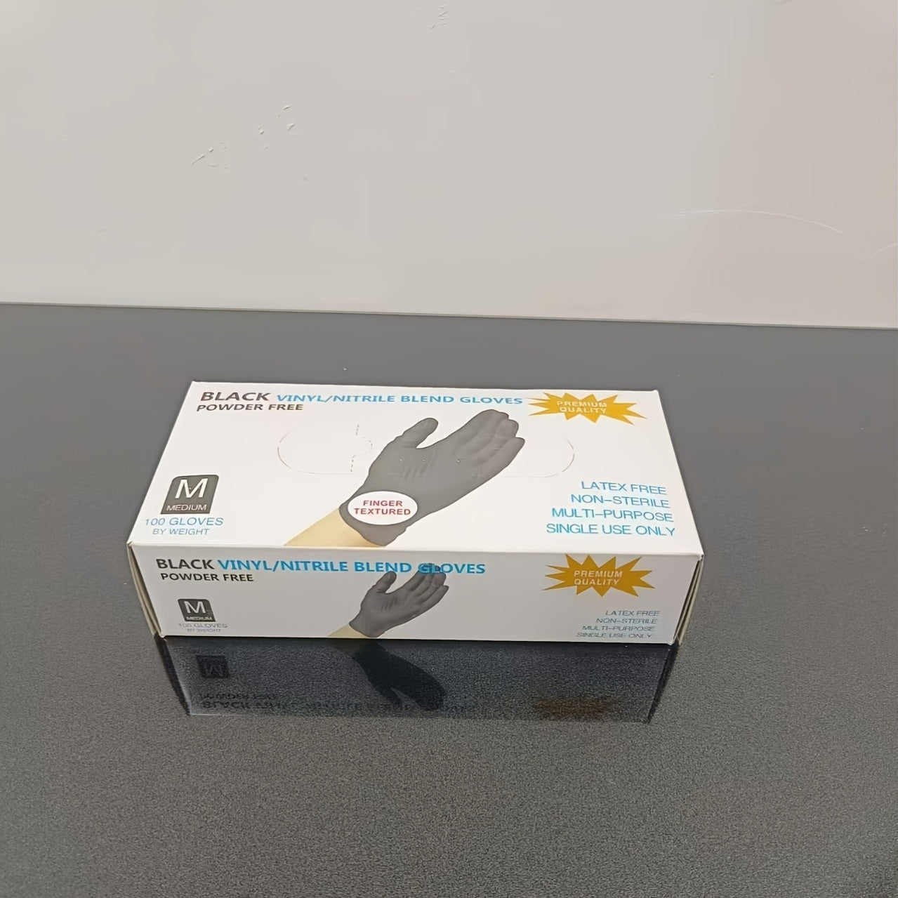 100pcs Heavy-Duty Disposable Gloves - Thickened, Wear-Resistant, Food Grade, Latex-Free, Non-Porous Surface - for Kitchen, Cleaning, Laboratory, - (100 Count), Cleaning Supplies, Kitchen Safety, Wearresistant Material, Dispos