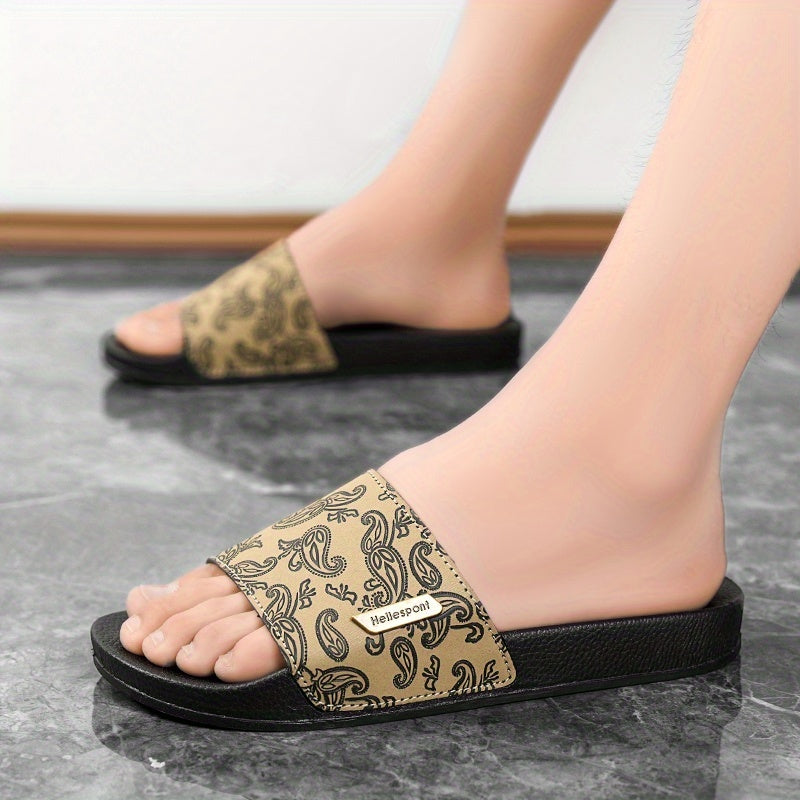 Men'S Breathable Open-Toe Sandals - Comfortable & Durable Casual Walking Shoes with Adjustable Strap, Faux Upper & Rubber Sole, Perfect for Casual Attire, Strappy Sandals