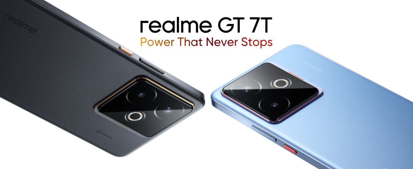 Global Version realme GT 7T 5G AI Smartphone 12+512GB Mediatek Dimensity 8400 Max 6.8" AMOLED Display 7000 mAh Battery 120W Charging