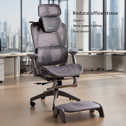 Humanized Chair Set: Gaming Chair, Study Desk Chair, Boss Office Computer Chair with Multifunctional Relaxation Design