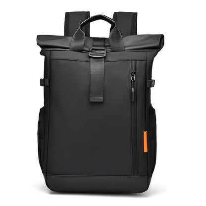 Men's Large Capacity Expandable Laptop Backpack - Heavy-Duty 39.62 cm Computer Bag with 15-Inch Compartment, Padded Shoulder Straps & High Quality Design for, College,, Travel - Durable Black/Grey Commuter Backpack for s, Bac