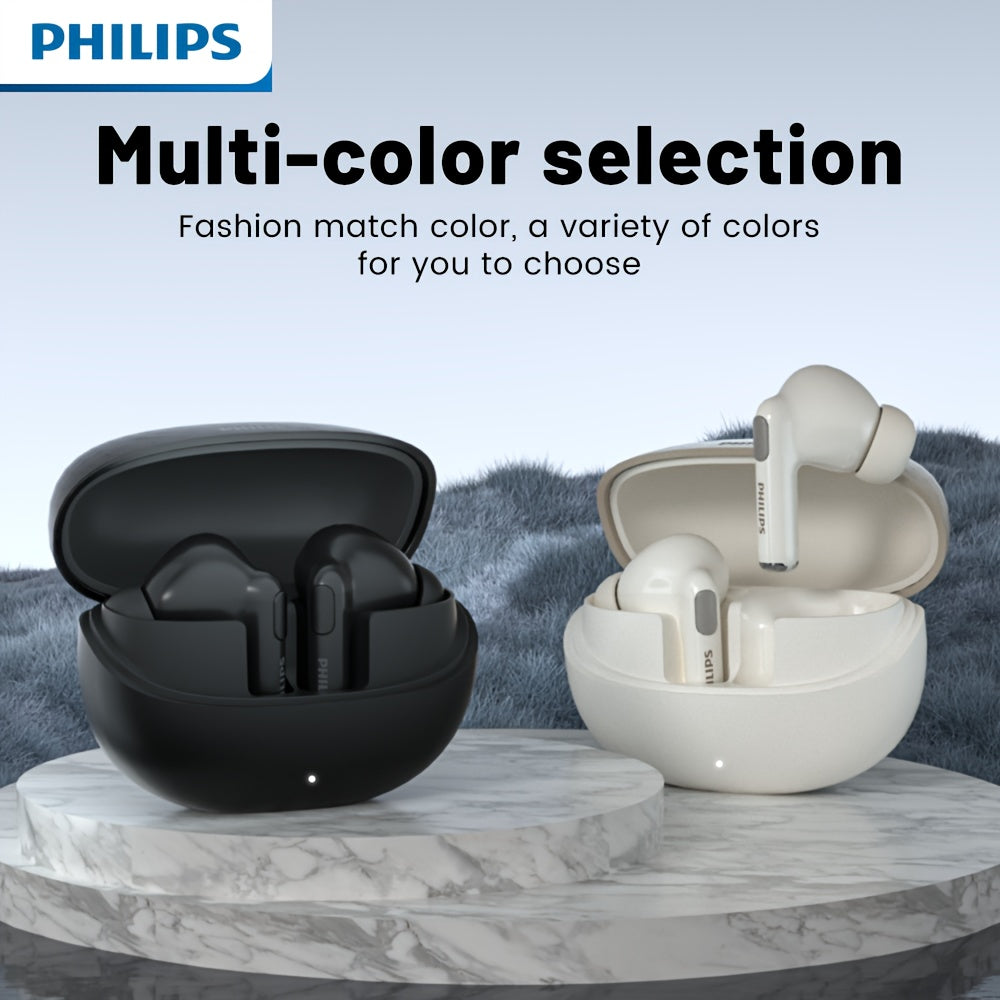 2025 New for philips Wireless Earbuds | Wireless Stereo, Newly upgraded V6.0, Long Standby, Noise-Canceling, Comfortable Wear | Universal Fit, Latest Model