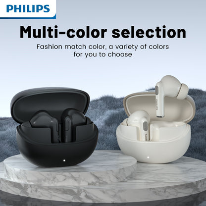 2025 New for philips Wireless Earbuds | Wireless Stereo, Newly upgraded V6.0, Long Standby, Noise-Canceling, Comfortable Wear | Universal Fit, Latest Model