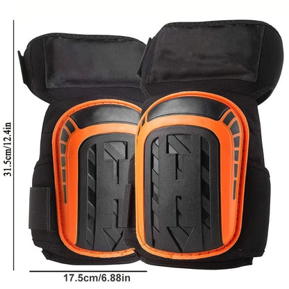 Heavy-Duty Knee Pads for Floor Work - Unisex Ergonomic Knee Guards with Cushioned Protection, Durable Construction & Adjustable Straps, Ideal for Construction, Carpentry, and DIY Projects, Knee Pads for Work, Construction Kne
