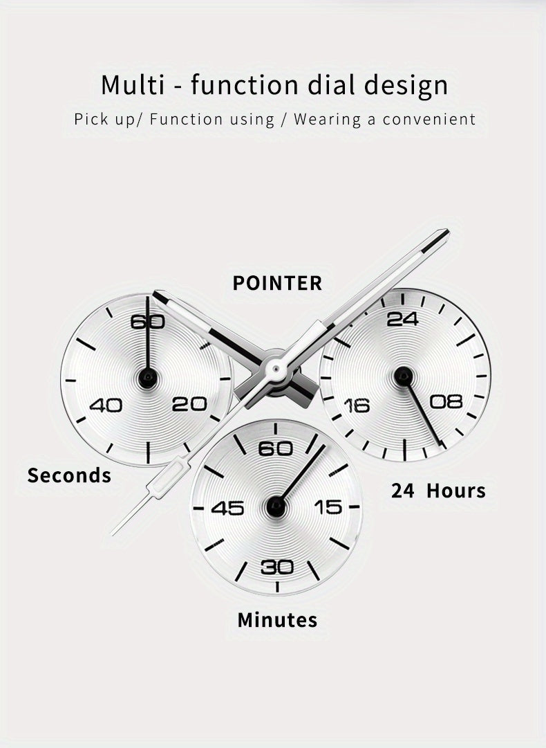 Relógio BENYAR para homem, marca de alta qualidade, desportivo, multifunções, cronógrafo, quartzo, preto, elegante, com calendário e bracelete em pele.