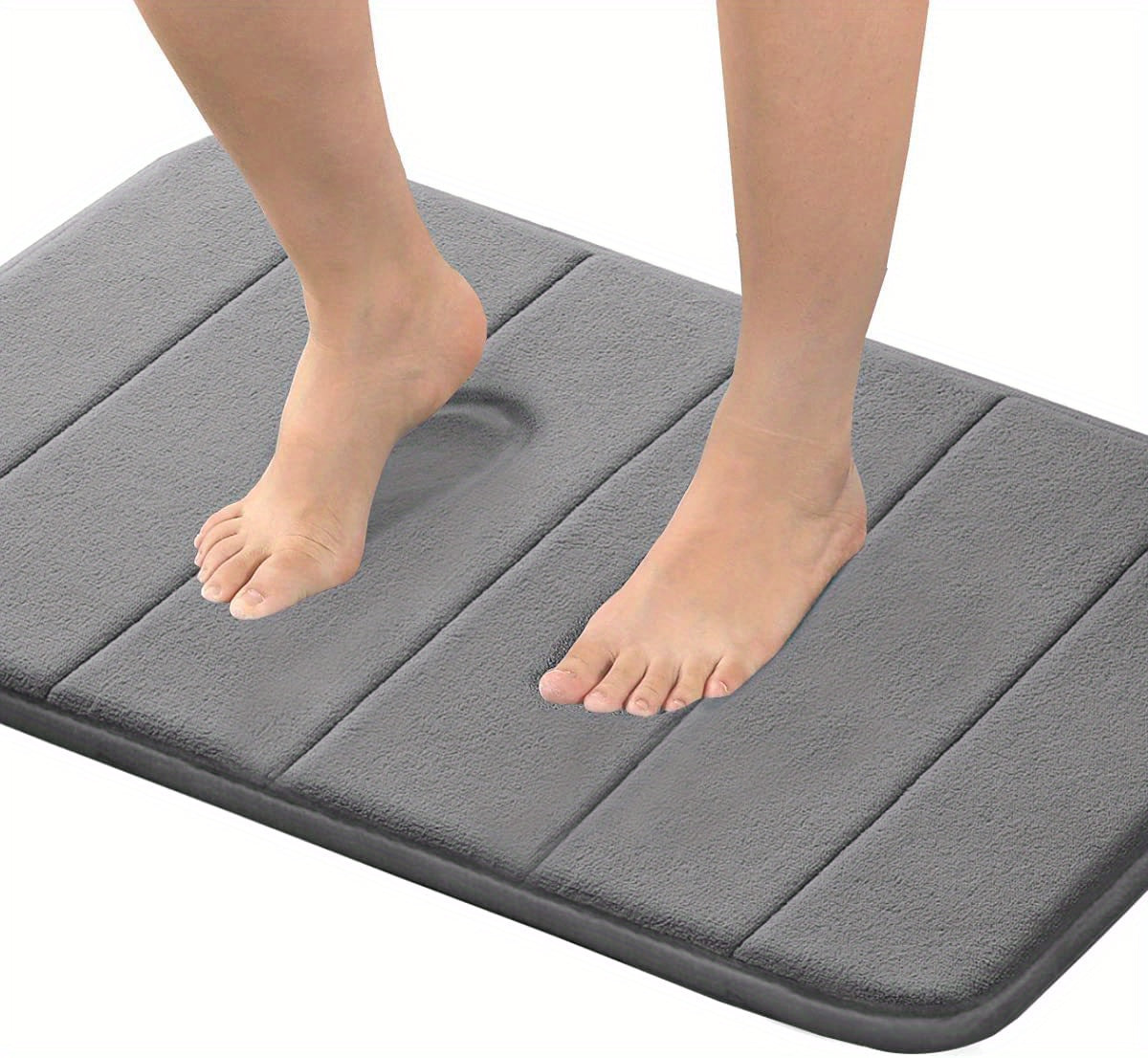 1pc Soft and Comfortable Bathroom Memory Foam Mat with Quick Absorption and Anti-Slip Properties, Bathroom Decor, Bathroom decorations, bath rug, kitchen Area Rugs, Laundry, bedrooom, shower, indoor mat