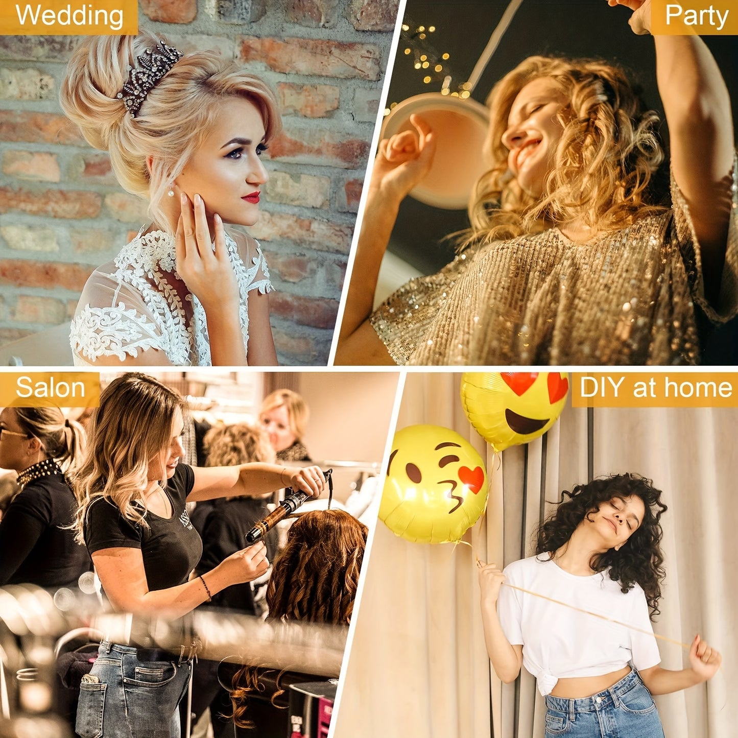 The cheapest hair extension kit on the whole network, equipped with 200 hair extension rings, 1 hair extension pliers, and 2 hair extension hooks