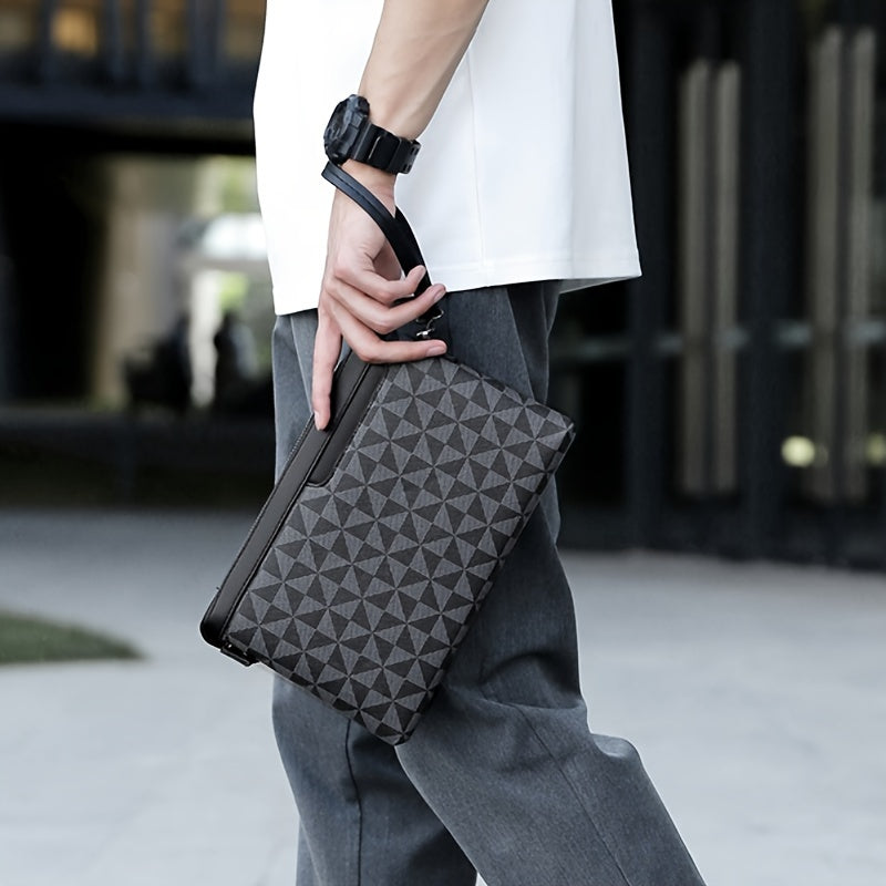 Simple Men's Handbag for Keys, Credit Cards, Mobile Phones, etc
